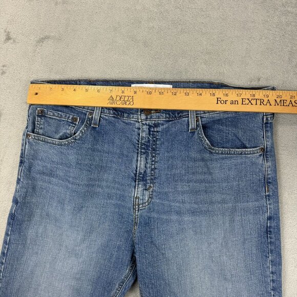 Signature by Levi Strauss GOLD Bootcut Stretch Mens Denim Jeans Blue Medium Wash - Picture 6 of 8